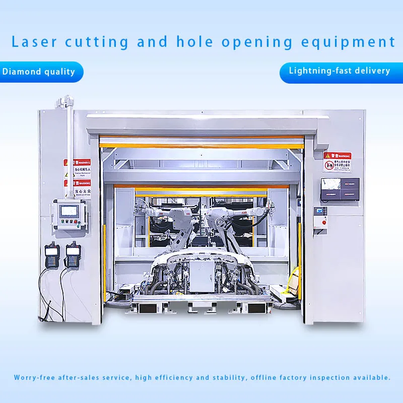 Laser cutting and hole opening equipment